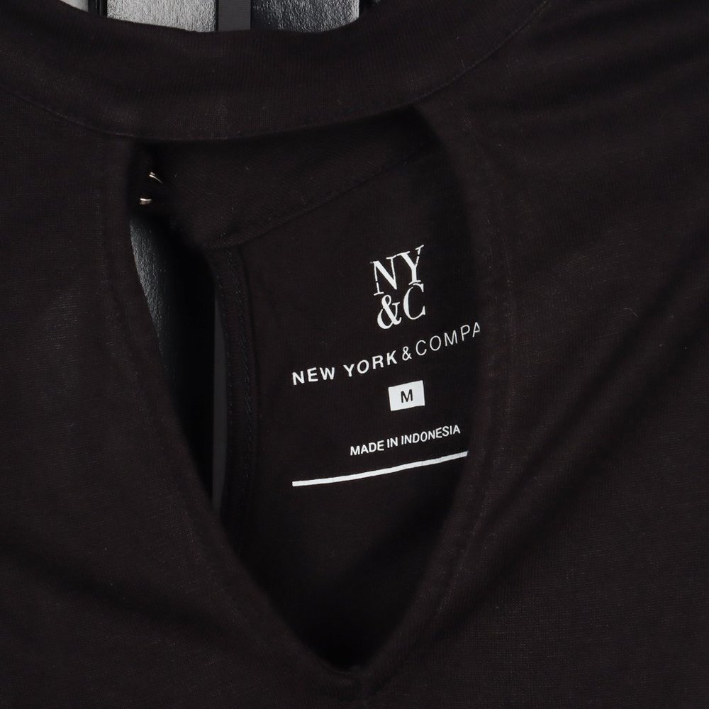 NY & Company Women's Black Tunic Top M - Picture 5 of 5